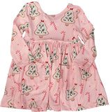 CHRISTMAS COOKIES POCKET TWIRL DRESS