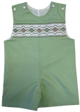 SMOCKED SAGE SHORTALL