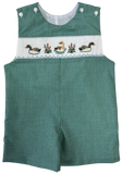 DUCK MALLARD SMOCKED SHORTALL