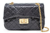 CLASSIC QUILTED SPARKLE MINI BAG - BLACK