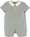 COZY CORD BOY ROMPER - GREEN