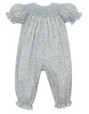 ANDREA - BLUE LIBERTY FLORAL LONG BISHOP BUBBLE