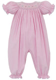 AMELIA - PINK CORDUROY LONG BISHOP BUBBLE