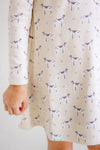 LONG SLEEVE POLLY PLAY DRESS - CAROLINA HUNT CLUB