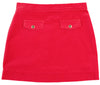 PERRIN POCKET SKIRT (VELVETEEN) - RICHMOND RED