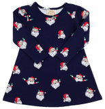 LONG SLEEVE PENNY'S PLAY DRESS - JOLLY OLD ST. NICK