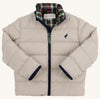 COOPER COAT - KEENELAND KHAKI WITH NANTUCKET NAVY AND GRANT PARK PLAID