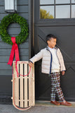 COOPER COAT - KEENELAND KHAKI WITH NANTUCKET NAVY AND GRANT PARK PLAID