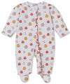 PATCHWORK PUMPKIN ZIP FOOTIE