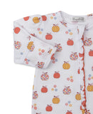 PATCHWORK PUMPKIN ZIP FOOTIE