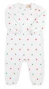 LONG SLEEVE RAMONA RUFFLE ROMPER - THOMAS POINT TREE FARM