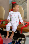 LONG SLEEVE RAMONA RUFFLE ROMPER - THOMAS POINT TREE FARM