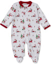 CHRISTMAS CAPERS ZIP FOOTIE