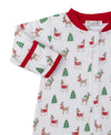 CHRISTMAS REINDEER ZIP FOOTIE
