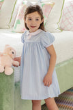 MARY DAL DRESS - GET IN WITH WORTH AVENUE WHITE , PALM BEACH PINK , AND FLOWER BUTTONS