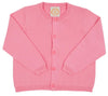 CAMBRIDGE CARDIGAN HAMPTONS HOT PINK WITH PEARLIZED BUTTONS