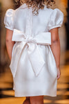 GRANDCCASION CINDY LOU SASH DRESS - GRAND ISLE IVORY