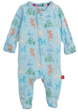 BLUE PARTY ANIMALS GLOW IN THE DARK FOOTIE