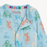 BLUE PARTY ANIMALS GLOW IN THE DARK FOOTIE