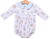 PARTY ANIMALS LONG SLEEVE BUBBLE - BLUE