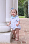 BABY GIRLS BUBBLE - BLUE PUMPKIN FLORAL