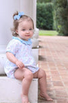 BABY GIRLS BUBBLE - BLUE PUMPKIN FLORAL