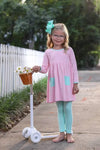 ANNIE'S PANT SET - LIGHT PINK AND MINT