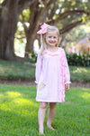 PINK PUPPY DRESS WITH RUFFLE