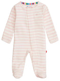MAGNETIC ME PINK STRIPE FOOTIE