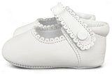 SOPHIE WHITE CRIB SHOE