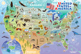 48 PIECE FLOOR PUZZLE - MAP OF THE USA