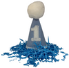 BABY BLUE PARTY HAT