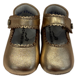 SOPHIE GOLD CRIB SHOE