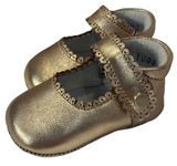 SOPHIE GOLD CRIB SHOE