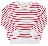 ISAAC'S SWEATER - RICHMOND RED STRIPE