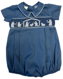 SMOCKED BOY NATIVITY BUBBLE