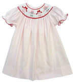 ORNAMENT SMOCKED BISHOP DRESS