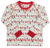 CASSIDY COMFY CREWNECK TOYING AROUND WITH RICHMOND RED