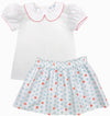 LULU BEBE HEARTS SKIRT SET