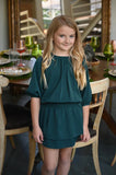 RORY DRESS- DARK GREEN