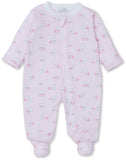 BEARY BEST FRIENDS PINK ZIP FOOTIE