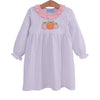 PUMPKIN TRIO APPLIQUE DRESS