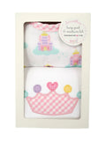 PRINCESS BIB AND BURP BOX SET