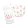 PRINCESS BIB AND BURP BOX SET