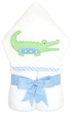 EVERYKID TOWEL BLUE ALLIGATOR