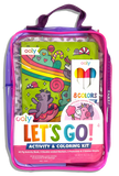 LET'S GO ACTIVITY AND COLORING KIT - UNICORN CANDY TOWN