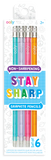 STAY SHARP NON-SHARPENING GRAPHITE PENCILS - RAINBOW