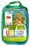 LET'S GO ACTIVITY AND COLORING KIT - ROBO DINOS