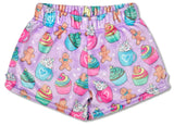 GINGERBREAD CAFE PLUSH SHORTS