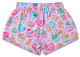 GINGERBREAD CAFE PLUSH SHORTS